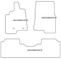 Alfombrillas para Mitsubishi Pajero IV corto 04.2007- MTM One