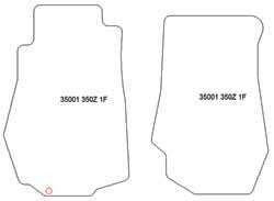 Alfombrillas para Nissan 350Z 2002-2009 MTM One