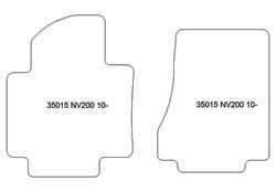 Alfombrillas para Nissan NV200 van 2010- MTM One