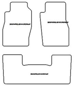Alfombrillas para Nissan Patrol GR (Y61) 5 puertas 1998-2010 MTM One