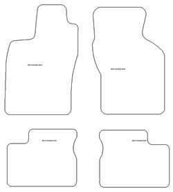 Alfombrillas para Opel Calibra 06.1990-07.1997 MTM One