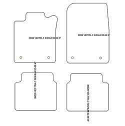 Alfombrillas para Opel Signum 02.2003-2008 MTM One