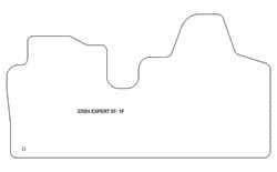 Alfombrillas para Peugeot Expert II van 2007-2016 MTM One