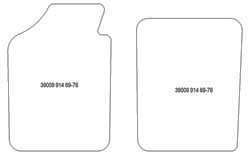 Alfombrillas para Porsche 914 1969-1976 MTM One