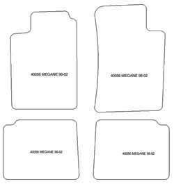Alfombrillas para Renault Megane I Grandtour 1997-08.2003 MTM One