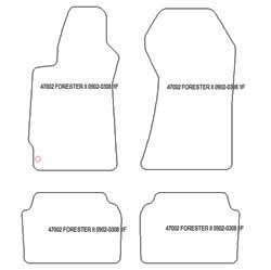 Alfombrillas para Subaru Forester II (SG) 09.2002-03.2008 MTM One