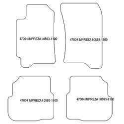 Alfombrillas para Subaru Impreza I 05.1993-11.2000 MTM One