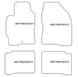 Alfombrillas para Toyota Prius I 2000-2003 MTM One