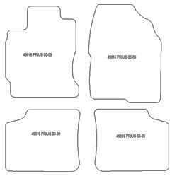 Alfombrillas para Toyota Prius II (XW20) 2003-06.2009 MTM One