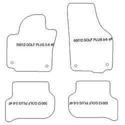 Alfombrillas para Volkswagen Golf Plus 6 (5K) 04.2009-2014 MTM One