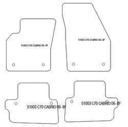 Alfombrillas para Volvo C70 II Cabrio 03.2006-2013 MTM One