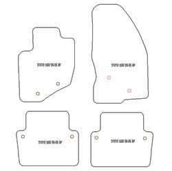 Alfombrillas para Volvo S80 I 1999-2006 MTM One