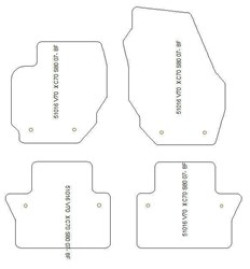 Alfombrillas para Volvo S80 II 03.2006-2016 MTM One