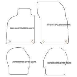 Alfombrillas para Porsche 964 Speedster MTM One