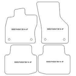 Alfombrillas para Volkswagen Passat (B8) 12.2014-12.2021 MTM One