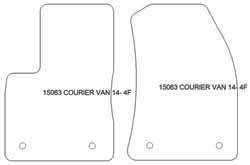 Alfombrillas para Ford Courier Transit 2014-2018 MTM One