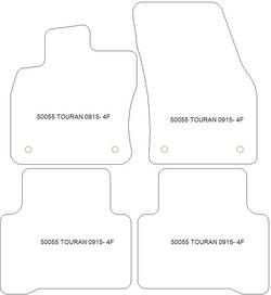 Alfombrillas para Volkswagen Touran 09.2015- MTM One