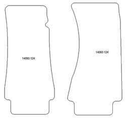 Alfombrillas para Fiat 124 1995-2001 MTM One