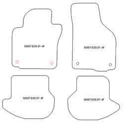 Alfombrillas para Volkswagen Eos 2006-2015 MTM One