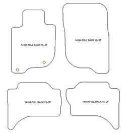 Alfombrillas para Fiat Fullback 2016- MTM One