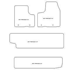 Alfombrillas para Renault Trafic bus 09.2014- MTM One