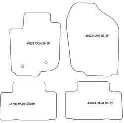 Alfombrillas para Toyota RAV4 III (XA30) 02.2006-02.2013 MTM One
