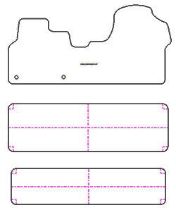 Alfombrillas para Citroen Jumpy bus (tambien Electric) 2016- MTM One