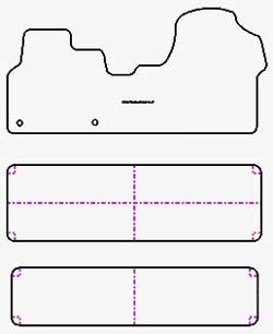 Alfombrillas para Peugeot Expert III bus (tambien Electric) 2016- MTM One