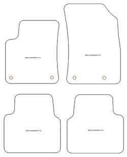 Alfombrillas para Citroen C3 Aircross 2017-05.2024 MTM One