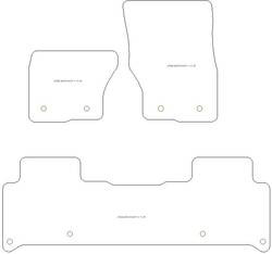 Alfombrillas para Land Rover Discovery V 03.2017- MTM One