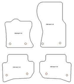 Alfombrillas para Land Rover Range Rover Velar (tambien Plug-in Hybrid / Mild Hybrid) 09.2017- MTM One