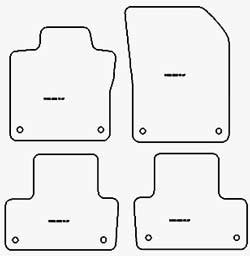 Alfombrillas para Volvo XC60 II (tambien T8 plug-in hybrid) 07.2017- MTM One