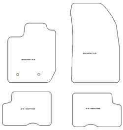 Alfombrillas para Dacia Duster II 01.2018-05.2024 MTM One
