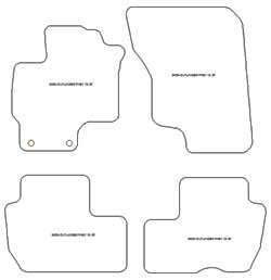 Alfombrillas para Mitsubishi Outlander III PEVH 2013-09.2018 MTM One