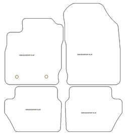 Alfombrillas para Ford Ecosport 09.2017- MTM One