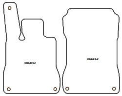 Alfombrillas para Mercedes SL (R231) 2012-09.2022 MTM One