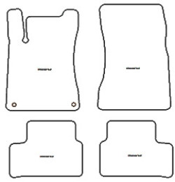 Alfombrillas para Mercedes Clase B (W247) (tambien Plug-in Hybrid) 2019- MTM One