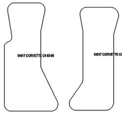 Alfombrillas Chevrolet Corvette C4 1983-1996