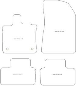 Alfombrillas para Renault Captur II (tambien E-Tech Plug-in Hybrid / Full Hybrid / Mild Hybrid) 2020- MTM One