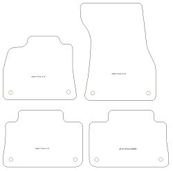 Alfombrillas de coche para Audi e-tron 2019-