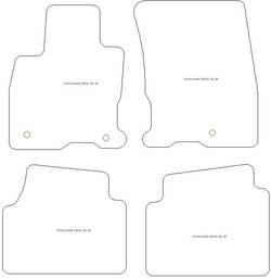 Tappetini per Ford Kuga III Plug-in Hybrid 04.2020- MTM One