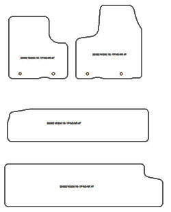 Alfombrillas Nissan NV300 bus 2016-