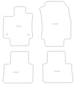 Alfombrillas para Suzuki Across (tambien Plug-in Hybrid) 2020- MTM One