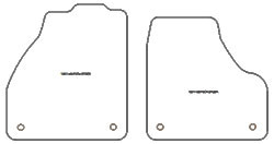 Alfombrillas para Ferrari 488 Pista Spider 2015-/ MTM One