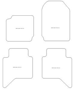 Alfombrillas para Isuzu D-Max Crew 2020- MTM One