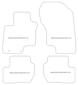 Alfombrillas para Mercedes Citan (W420) van 10.2021- MTM One