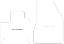 Alfombrillas para Nissan Townstar van 01.2022- MTM One