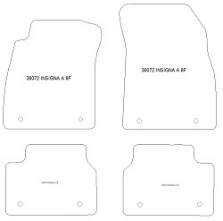 Alfombrillas para Opel Insignia A Sports Tourer 2008-06.2017 MTM One