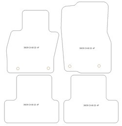 Alfombrillas para Mazda CX-60 Hybrid / Plug-in Hybrid 2022- MTM One