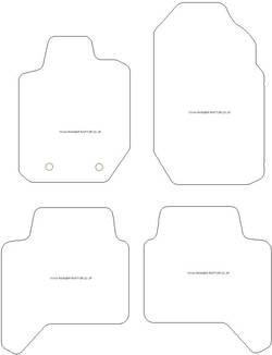 Alfombrillas para Ford Ranger Raptor 2022- MTM One